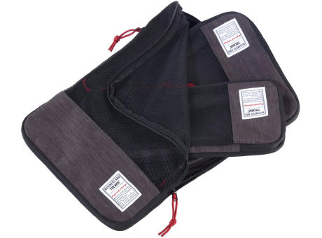 TROIKA Reise-Kompressionstaschen Set BUSINESS PACKING CUBES