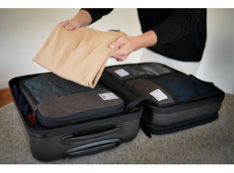 TROIKA Reise-Kompressionstaschen Set BUSINESS PACKING CUBES