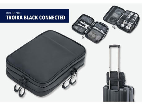 TROIKA Kabeltasche TROIKA BLACK CONNECTED