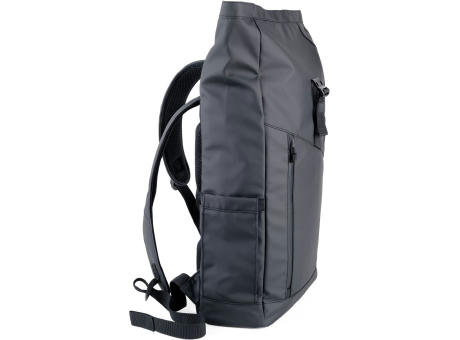TROIKA Roll Top Rucksack TROIKA BLACK ROLL TOP