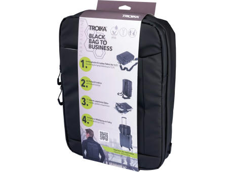 TROIKA Umhängetasche TROIKA BLACK BAG TO BUSINESS