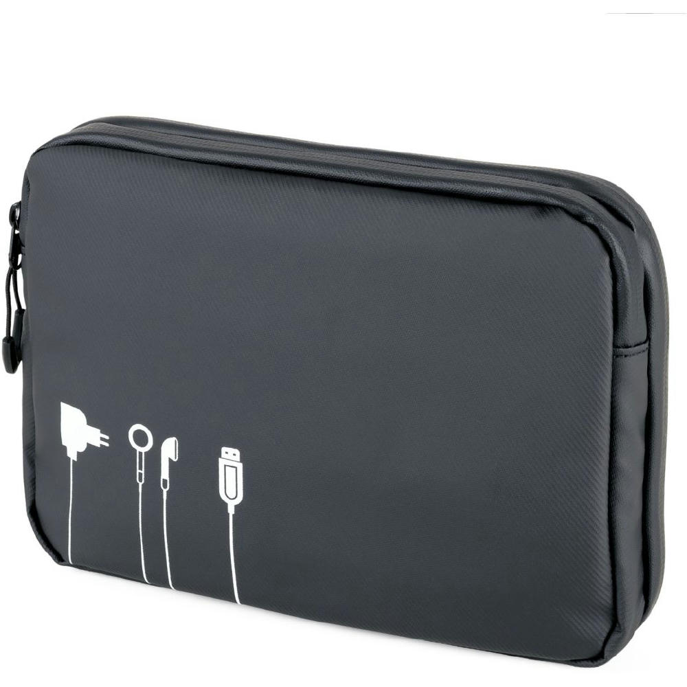 TROIKA Kabeltasche TROIKA BLACK TECH POUCH 2