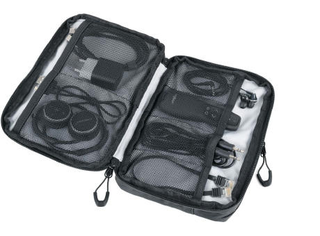 TROIKA Kabeltasche TROIKA BLACK TECH POUCH 2