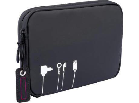 TROIKA Kabeltasche TROIKA BLACK TECH POUCH 2