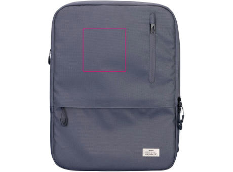 TROIKA Laptop-Rucksack BLUE CYCLE EXPANDABLE