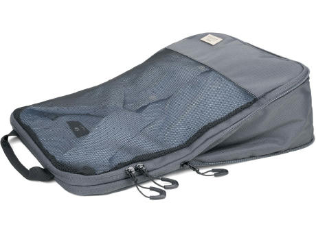 TROIKA Reise-Kompressionstaschen Set BLUE CYCLE PACKING CUBES