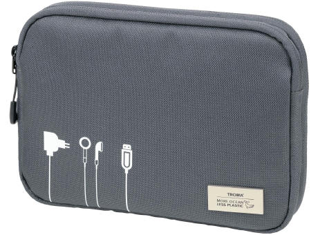 TROIKA Kabeltasche BLUE CYCLE TECH POUCH 2
