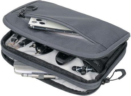 TROIKA Kabeltasche BLUE CYCLE TECH POUCH 2