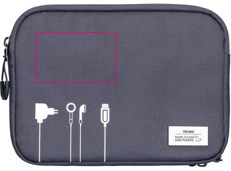 TROIKA Kabeltasche BLUE CYCLE TECH POUCH 2