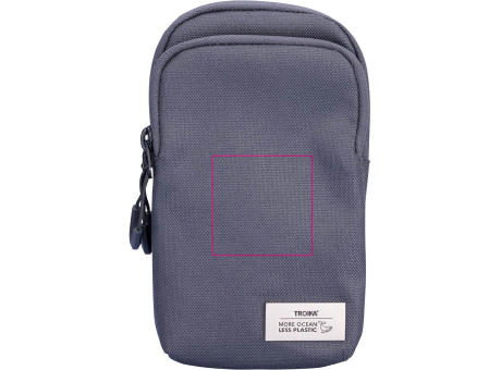 TROIKA Smartphone Umhängetasche BLUE CYCLE SMARTBAG