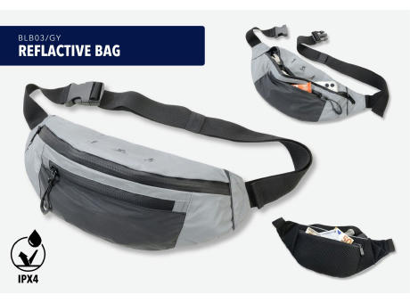 TROIKA Gürteltasche REFLACTIVE BAG
