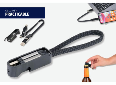 TROIKA Schnellladekabel PRACTICABLE