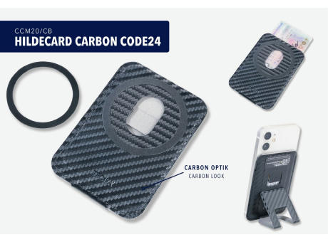 TROIKA Kartenetui HILDECARD CARBON CODE24