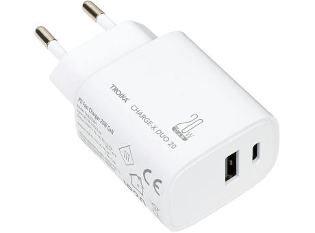 TROIKA Ladestecker CHARGE-X DUO 20