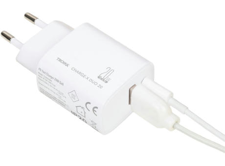 TROIKA Ladestecker CHARGE-X DUO 20