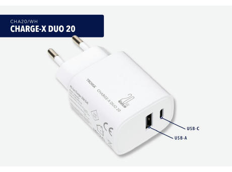 TROIKA Ladestecker CHARGE-X DUO 20
