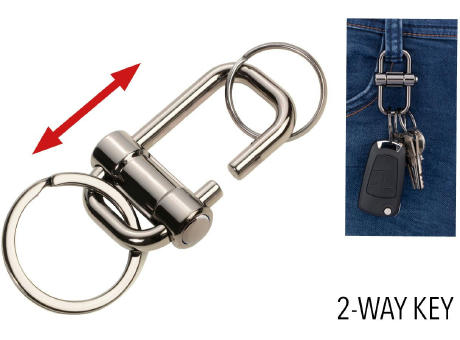 TROIKA Schlüsselanhänger 2-WAY KEY