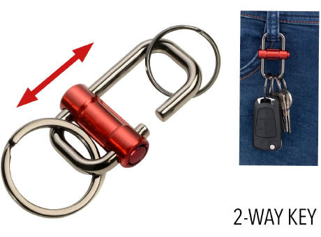 TROIKA Schlüsselanhänger 2-WAY KEY