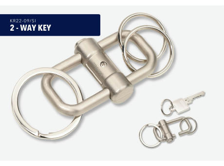TROIKA Schlüsselanhänger 2-WAY KEY