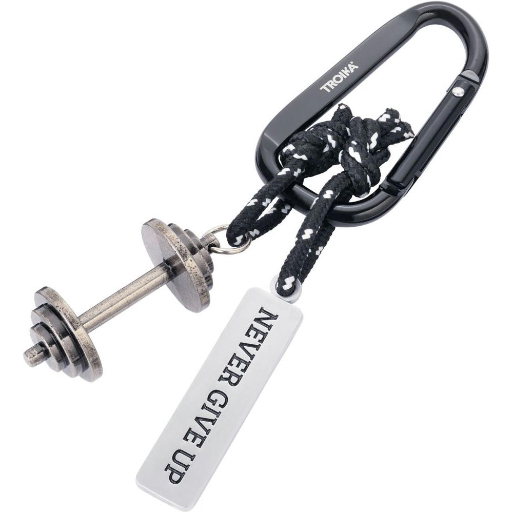 TROIKA Schlüsselanhänger NEVER GIVE UP