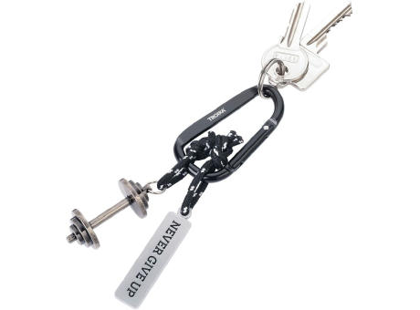 TROIKA Schlüsselanhänger NEVER GIVE UP