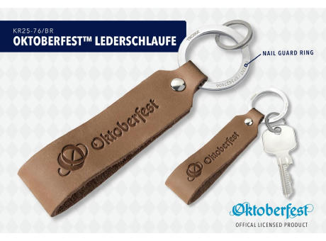 TROIKA Schlüsselanhänger OKTOBERFEST™ LEDERSCHLAUFE