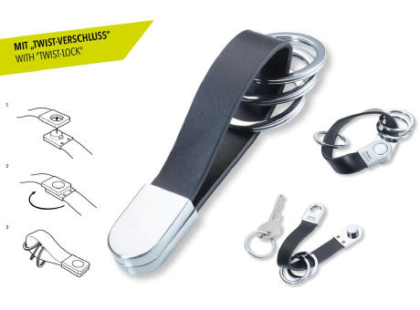 TROIKA Schlüsselanhänger TWISTER STYLE