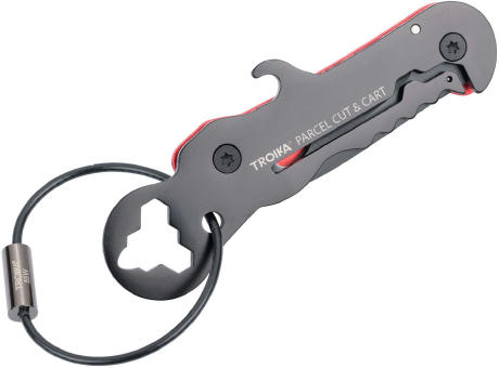 TROIKA Mini-Werkzeug PARCEL CUT & CART
