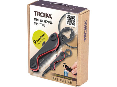 TROIKA Mini-Werkzeug PARCEL CUT & CART