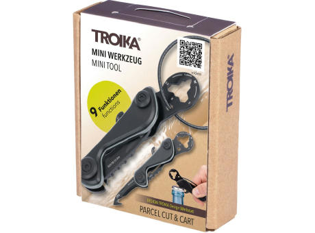 TROIKA Mini-Werkzeug PARCEL CUT & CART