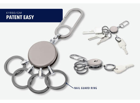 TROIKA Schlüsselanhänger PATENT EASY