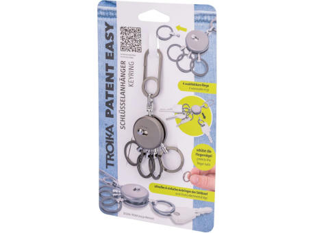 TROIKA Schlüsselanhänger PATENT EASY