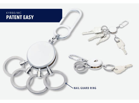 TROIKA Schlüsselanhänger PATENT EASY