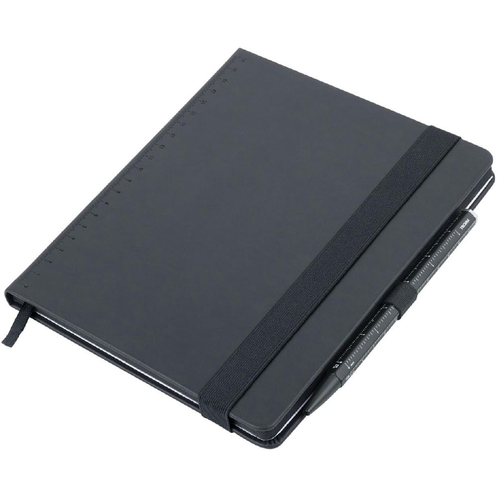 TROIKA Notizblock BLACK SLIMPAD A5