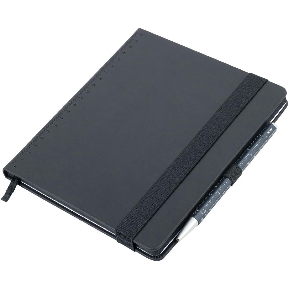 TROIKA Notizblock BLACK SLIMPAD A5
