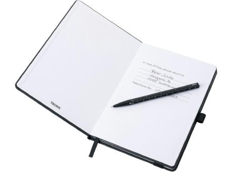 TROIKA Notizblock BLACK SLIMPAD A5