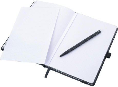 TROIKA Notizblock BLACK SLIMPAD A5