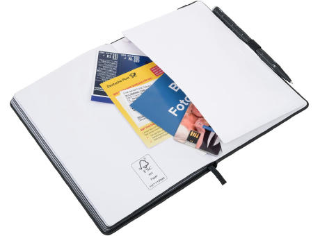 TROIKA Notizblock BLACK SLIMPAD A5