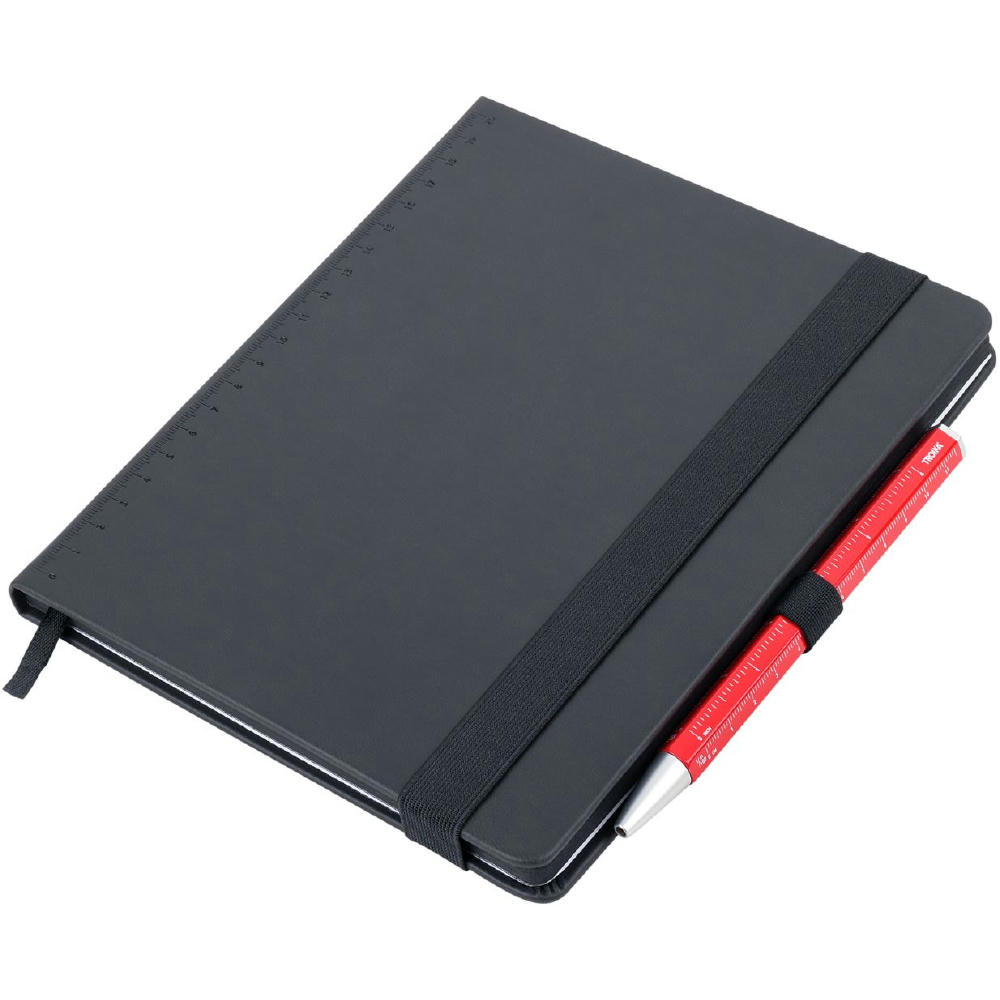TROIKA Notizblock BLACK SLIMPAD A5