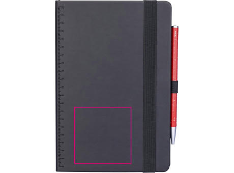 TROIKA Notizblock BLACK SLIMPAD A5