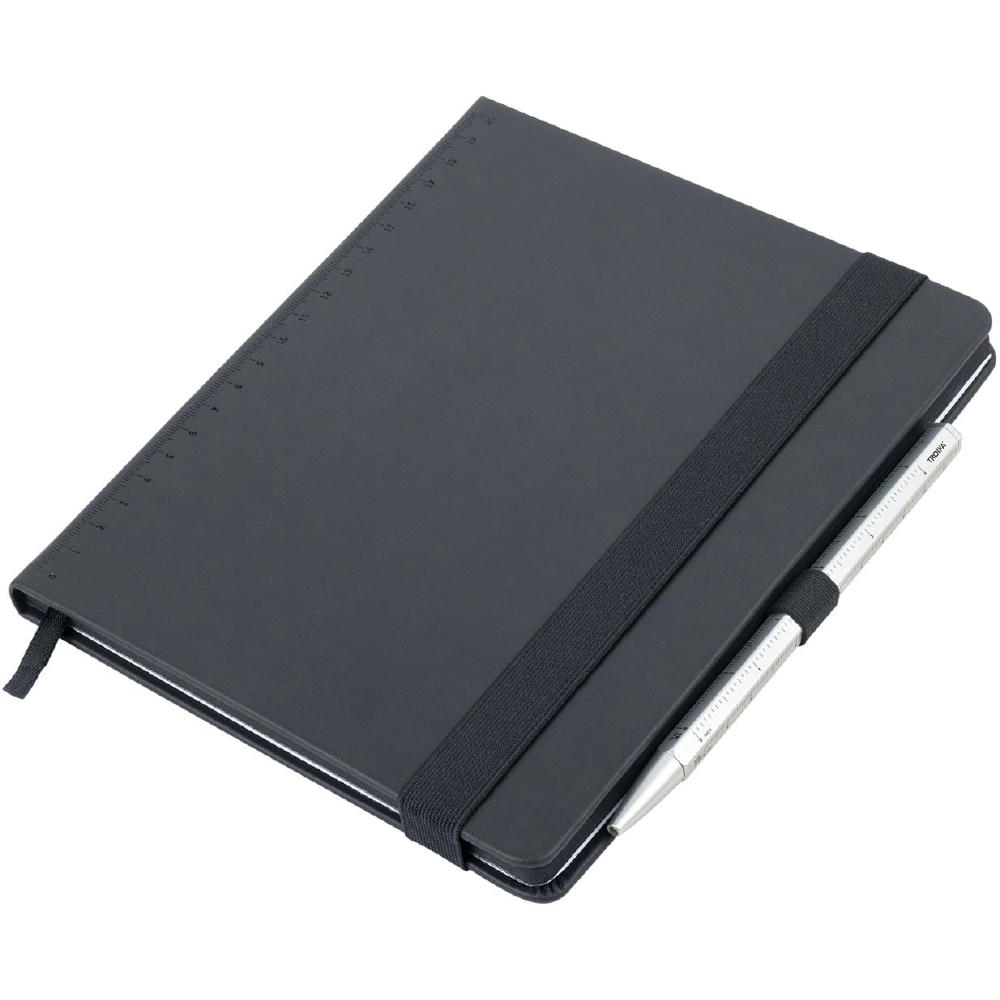 TROIKA Notizblock BLACK SLIMPAD A5