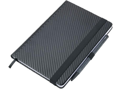 TROIKA Notizblock SLIMPAD A5 CARBON