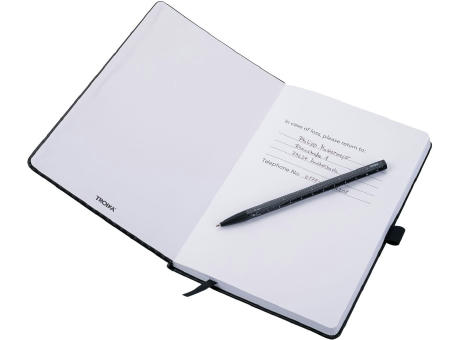 TROIKA Notizblock SLIMPAD A5 CARBON