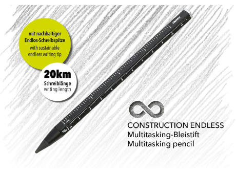 TROIKA Multitasking-Bleistift CONSTRUCTION ENDLESS