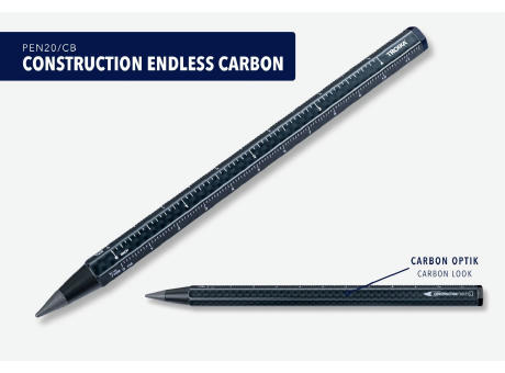 TROIKA Multitasking-Bleistift CONSTRUCTION ENDLESS CARBON