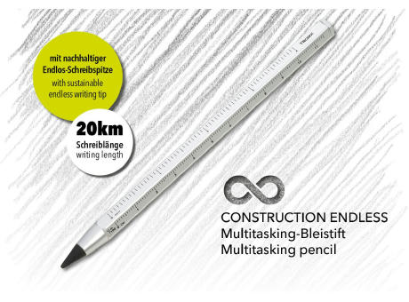 TROIKA Multitasking-Bleistift CONSTRUCTION ENDLESS