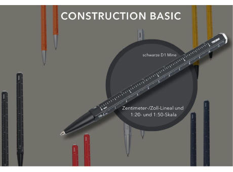 TROIKA Multitasking-Kugelschreiber CONSTRUCTION BASIC