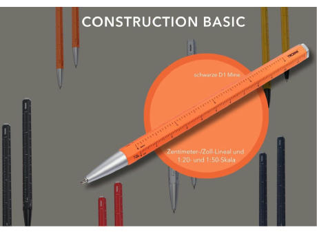TROIKA Multitasking-Kugelschreiber CONSTRUCTION BASIC