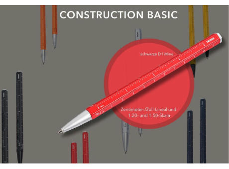 TROIKA Multitasking-Kugelschreiber CONSTRUCTION BASIC