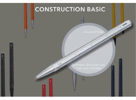 TROIKA Multitasking-Kugelschreiber CONSTRUCTION BASIC